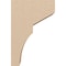 Ekena Millwork 4"W x 8"D x 12"H Classic Monterey Rough Cedar Woodgrain TimberThane Corbel, Primed Tan CORUR04X08X12MONRCPR - alternate 5